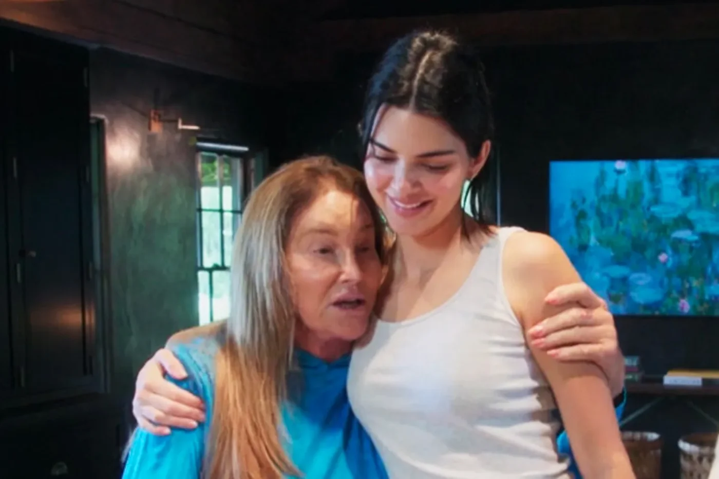 Caitlyn Jenner and Kendall Jenner on The Kardashians