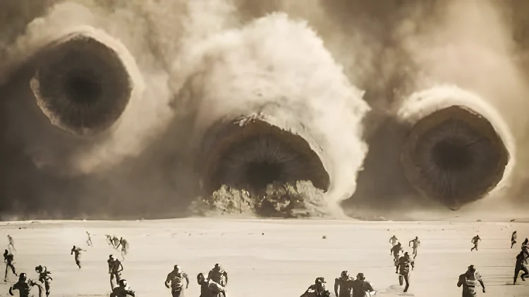 Una scena di Dune